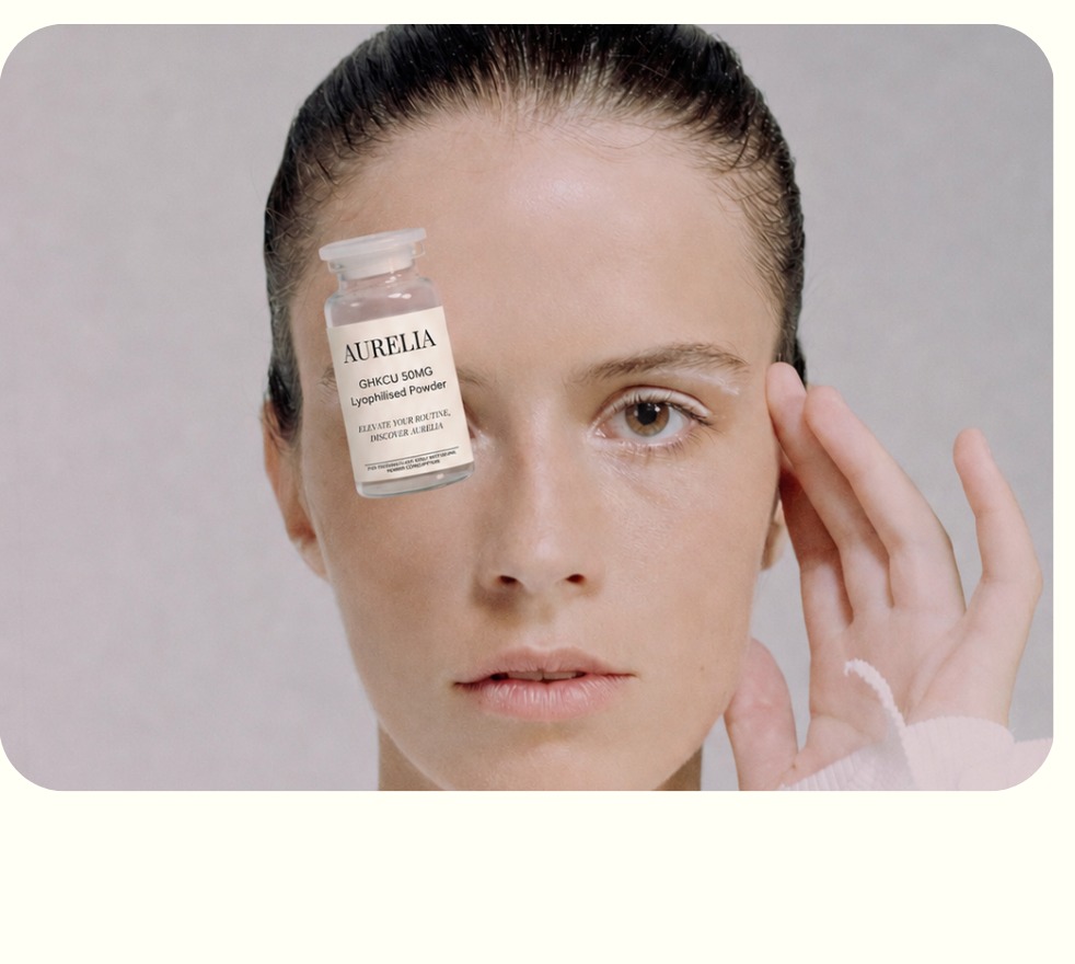 Aurelia skin-focused product visual